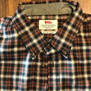 Fjall Raven plaid slim fit XL
